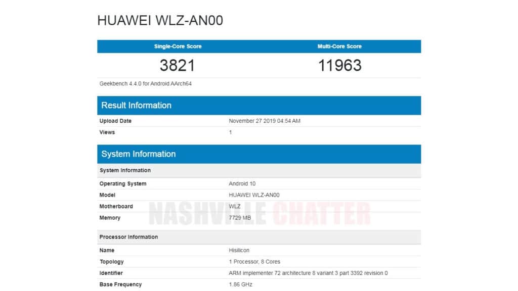 Huawei WLZ AN00 dhiarcom 2 Nova 6