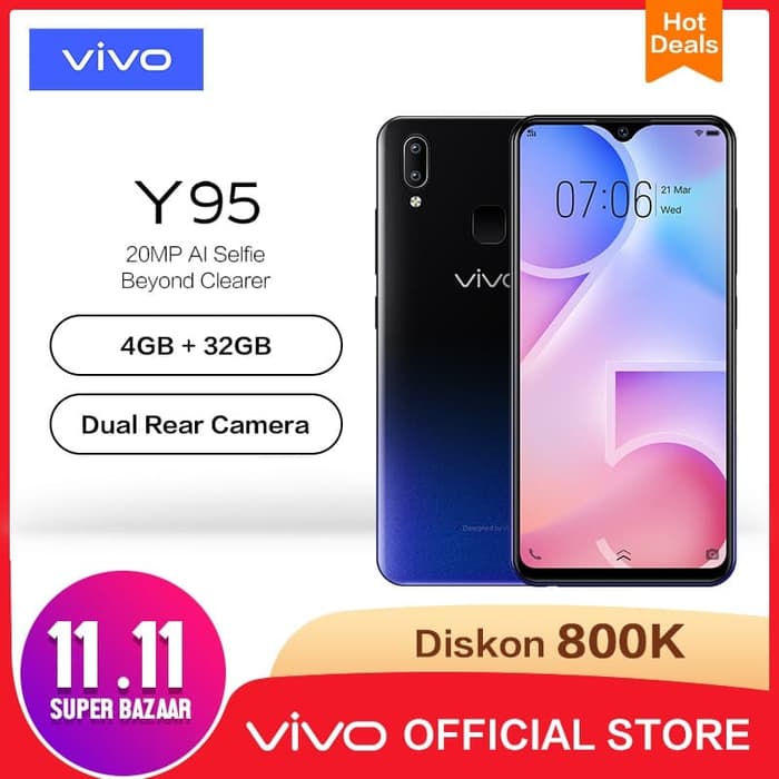 VIVO Y95 4 32GB STARRY BLACK 901