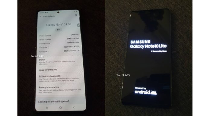 Galaxy Note 10 Lite