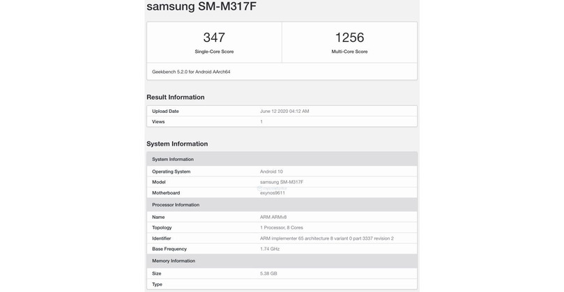 Samsung Galaxy SM-M317F/M31s 
