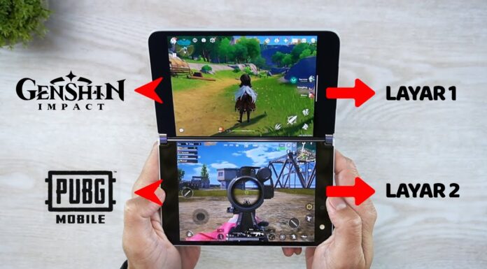 1 Hape Bisa Main 2 Game Sekaligus🎮🎮 Punya 2 Layar🔥🔥