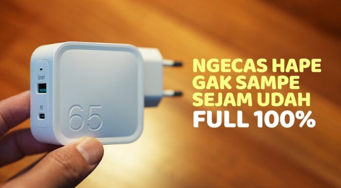 Cuma 349rb.. 65w Ngecas Hape Kenceng Bener‼️