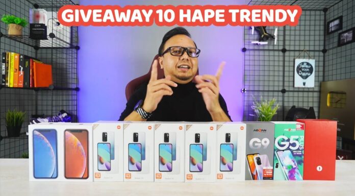 Giveaway Mystery Box 10 Hape Trendy, Iphone, Redmi…
