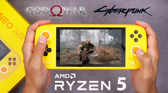 Pc Gaming Di Tangan‼️ayaneo Air B Duck Special Edition 🎮🐥tes Game God Of War🔥