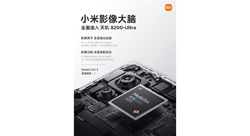 Xiaomi Civi 3 Spek Dhiarcom3