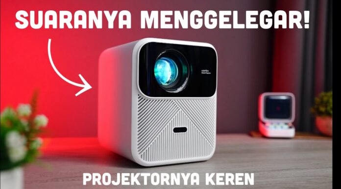 Proyektor Compact Yang Terang dan Jelas‼️Wanbo Mozart✨🎥🖥️