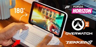 AYANEO Flip Keyboard, Handheld PC Gaming Lipat Yang Keren
