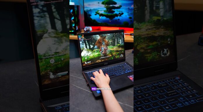 Laptop Keren Buat Gaming & Kerja, MSI Sword 16 HX B14V