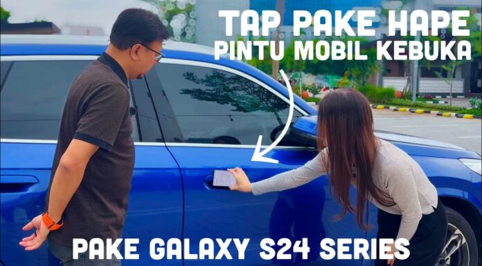 Buka Pintu Mobil BMW pake Samsung Galaxy S24 Series