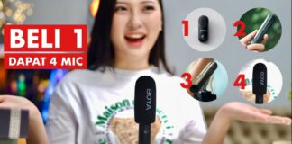 BOYA Magic Wireless Microphoe Review, Mic Clip On Bentuknya Lonjong