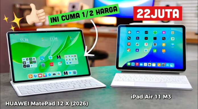 Harga Cuma ½ Nya Doang Dari iPad Air 11, HUAWEI MatePad 12 X (2026), Tablet Produktivitas Terbaik!