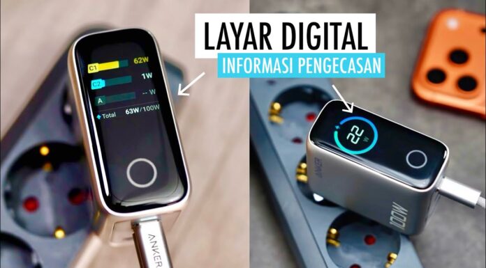 Akhirnya ANKER Punya Kepala Charger Yang Ada Displaynya!  ANKER SMART DISPLAY CHARGER B121B