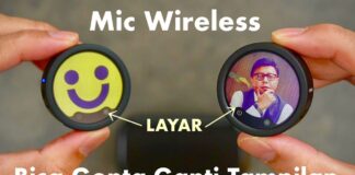 1jtan.. Mic Wireless Tapi Ada Layarnya, Hah Kok Bisa?