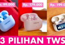 99rb-199rb.. 3 Pilihan TWS Terjangkau, Fiturnya Menarik