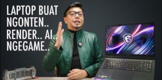 Laptop 300W! Buat Gaming, AI, Ngonten Kuat Banget!MSI Raider 16 Max HX (B2WI-082ID) GeForce RTX 5080