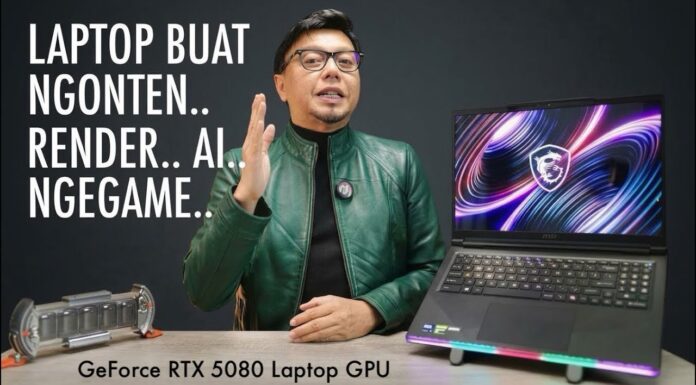Laptop 300W! Buat Gaming, AI, Ngonten Kuat Banget!MSI Raider 16 Max HX (B2WI-082ID) GeForce RTX 5080